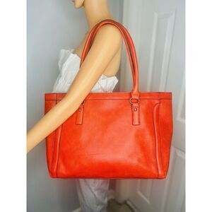 Merona Vintage Dark Orange Large Size‎ Shoulder Bag New Without Tags